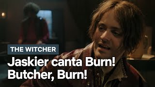 Ranuncolo canta Burn Butcher Burn in The Witcher  Netflix Italia [upl. by Freytag]