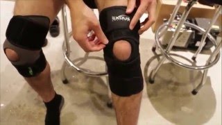 Knee Brace Review  EX701 Exous bodygear amazoncom [upl. by Akkimat690]