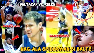 BALTAZAR VS CELIZ PALITAN NG MATITINDENG GALAW PUTBACK SLAM AT RAJON RONDO MOVE SA SEMIS GAME 1 [upl. by Trilley941]