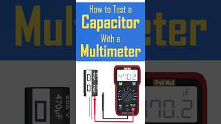 How to test a Capacitor with multimeter [upl. by Arie]