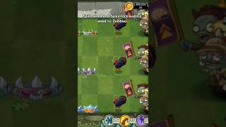 Zombies vs Spike weed and Spike rock and Ice weed Mastery 200 plants pvz2 zombiesurvival plants [upl. by Esilanna]