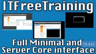 Windows 2012 Full Minimal and server core interfaces [upl. by Arev]