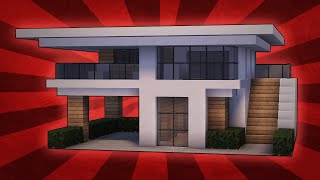 Minecraft How To Build A Small Modern House Tutorial 10 [upl. by Stieglitz]