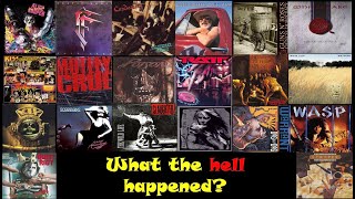 20 Hair Metal Albums That FLOPPED And Why An Analysis [upl. by Reynolds]