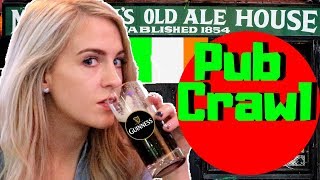 Irish Girl Tries quotIRISHquot Pubs in New York [upl. by Dole586]