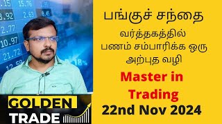 How to make money stock option intraday trading Strategy 22nd Nov [upl. by Acirahs835]