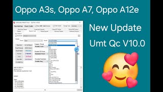 UMT UMT Pro Dongle Latest Update  QCFire  v100  Oppo A7 Oppo A3s Oppo A12e New Update UMT [upl. by Phio]