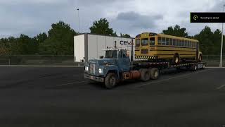 American Truck Simulator V151  Mack R  Fort Smith AR to Longview TX  4K UHD [upl. by Annelg53]