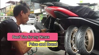 Best Tire for my Nmax  Price Brand 100 Pang Masa [upl. by Ally]