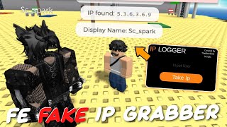 FAKE IPLOGGER TROLL SCRIPT FE SHOWCASE  ROBLOX [upl. by Goebel]