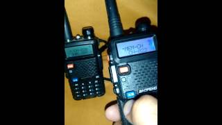 Baofeng UV5r falar Rádio a Radio [upl. by Ailedo29]