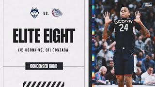 UConn vs Gonzaga  Elite Eight NCAA tournament extended highlights [upl. by Tdnaltroc]