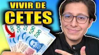 💰 VIVIR de los CETES  ¿Cuánto necesito INVERTIR con impuestos e inflación [upl. by Catie]