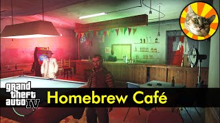 Homebrew Cafe at night  GTA IV  The Game Tourist [upl. by Pul264]