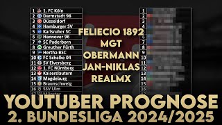 2 Liga Prognose 202425 Aufsteiger Absteiger Trainerwechsel Tops amp Flops  YouTuber Tipps [upl. by Evelina]