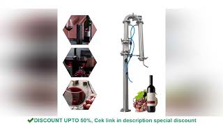 2inch Stainless Steel Moonshine Reflux Distilling Column Brew Wine Making Tool Tubular Distillatio [upl. by Fowkes]