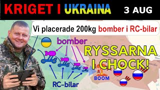 3 Aug OTROLIGT Ukrainarna Får Ryssarna att GÅ UPP I RÖK MED 200 KG VÄTGAS amp SPRÄNGDEG [upl. by Brigham]