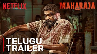 Maharaja  Telugu Trailer  Vijay Sethupathi Anurag Kashyap Mamta Mohandas [upl. by Orford]