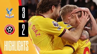 Brereton Diaz McAtee amp Eze Goals  Crystal Palace 32 Sheffield United  Premier League highlights [upl. by Leod]