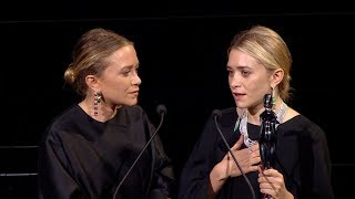 Mary Kate amp Ashley Olsen Accessory Designer of the Year  2014 CFDA Fashion Awards [upl. by Brenner128]