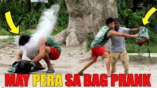 TAONG GRASA NAKA PULOT NG BAG NA MARAMING PERA PRANK [upl. by Aurea]