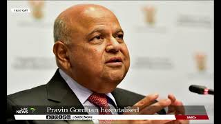 Former Public Enterprises Minister Pravin Gordhan hospitalised [upl. by Eseret507]