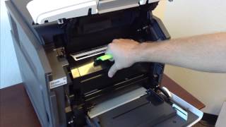 How to Replace the Toner Cartridge in a Lexmark MS810 Printer [upl. by Kciderf881]