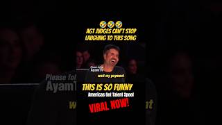 AGT judges cant stop laughing to this song🤣 VIRAL NOW [upl. by Nywde]