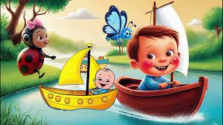 row row row your boat  super simple songs [upl. by Abisia]