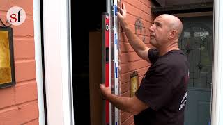 UPVC Door Installation I Fitting the New Door [upl. by Urban]