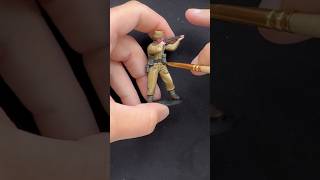 Army Men painting Airfix WWII British Commando Rifleman 🤘 [upl. by Bobseine]