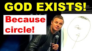 ATHEIST EXPOSES CHEATING CHRISTIAN WHO THINKS A CIRCLE PROVES GOD [upl. by Neri]