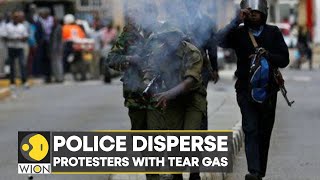 Kenya Police use tear gas on protesters as William Ruto wins presidential election  World News [upl. by Fairfax377]