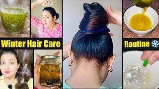 Winter Hair Growth Hacks  Full Weekly Guide For Long Strong Hair this Winter  Stop Hair Fall Now [upl. by Chemosh354]