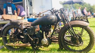 BEAULIEU MOTORCYCLES at this ICONIC International Autojumble YAMAHA Rudge BROWN Royal Sovereign BSA [upl. by Hazeghi240]