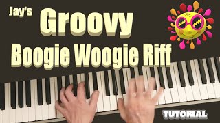 Boogie Woogie Piano Lesson  Beginners Easy Tutorial Groovy😎Blues Riff Step by Step [upl. by Salkcin284]