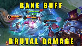 BANE JADI SAKIT BANGET GINI ABIS DIBUFF  BANE BEST BUILD 2024 [upl. by Schram324]