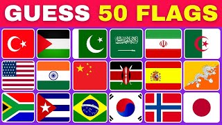 Guess The Flag 🚩 Can You Guess These 50 Flags In 3 Seconds [upl. by Severson514]