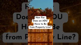 📣 Attention Homeowners Setback Rules for ADUs You Must Know 🏡 [upl. by Lyrrad]