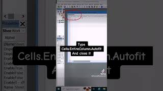 Excel tip to autofit text auto column width adjustment [upl. by Lemmuela]