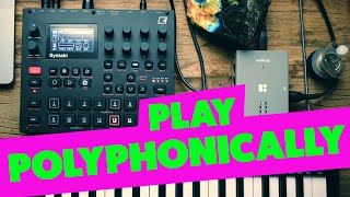 Elektron Syntakt How to play it polyphonically [upl. by Hteb26]