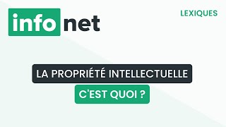 La propriété intellectuelle cest quoi  définition aide lexique tuto explication [upl. by Ingram422]