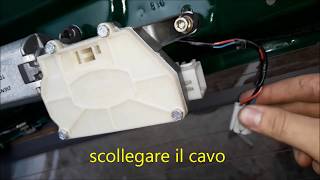 sostituzione motorino d avviamento tergicristallo posteriore fiat 600 my tutorial [upl. by Nira435]