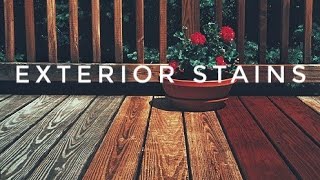 STAINING A DECK  Exterior Wood Staining for Beginners [upl. by Oznol]