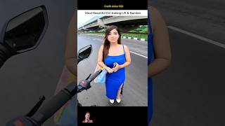 🩷😗helpedacutegirlonhighway helpedacutegirl motovlog bike lift shortsfeed shortvideo [upl. by Aekim]