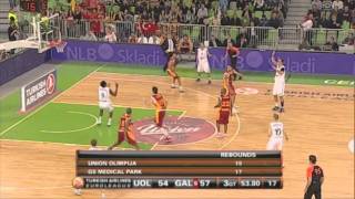 Best Moments Union OlimpijaGalatasaray [upl. by Marilou720]