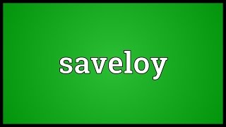 Saveloy Meaning [upl. by Wainwright513]