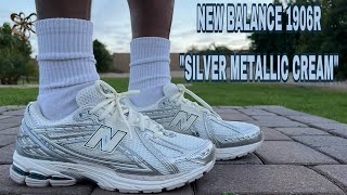 NEW BALANCE 1906R quotSILVER METALLIC CREAMquot 2024 REVIEW amp ON FEET THIS MODEL IS JUST PURE PERECTION [upl. by Hameerak735]