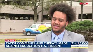 Broughton High School student the target of racist threats on Instagram [upl. by Arondell440]