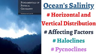 P6C13 Horizontal and Vertical distribution of Salinity Halocline Pycnocline Salinity factors [upl. by Cressy311]